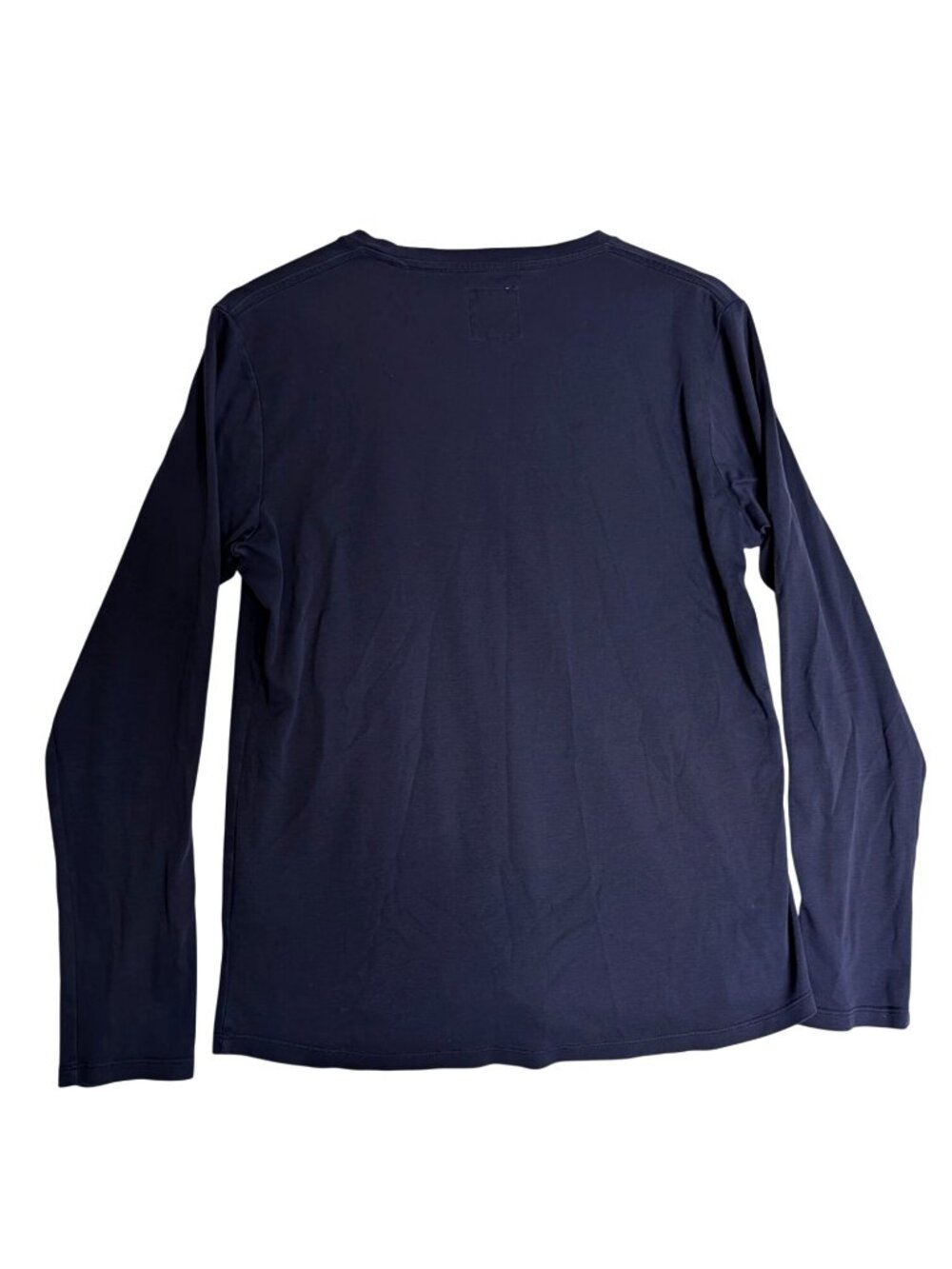 Samshield Premium Line Size L Navy Long Sleeve Equestrian Tee Embossed Logo - Picture 2 of 9